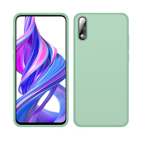 Huawei P Smart Z (2019)用360度 フルカバー極薄ソフトケース シリコンケース 耐衝撃 全面保護 バンパー S04 ファーウェイ グリーン