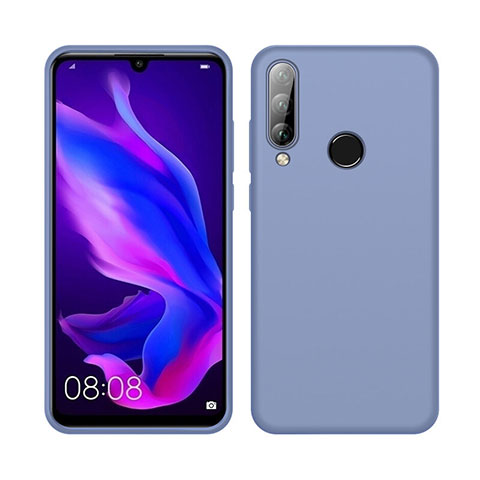 Huawei P30 Lite New Edition用360度 フルカバー極薄ソフトケース シリコンケース 耐衝撃 全面保護 バンパー C04 ファーウェイ パープル