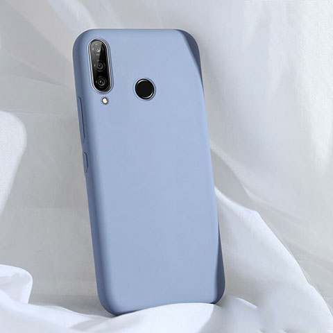 Huawei P30 Lite New Edition用360度 フルカバー極薄ソフトケース シリコンケース 耐衝撃 全面保護 バンパー C03 ファーウェイ パープル