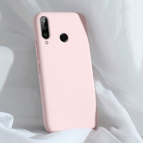 Huawei P30 Lite New Edition用360度 フルカバー極薄ソフトケース シリコンケース 耐衝撃 全面保護 バンパー C03 ファーウェイ ピンク