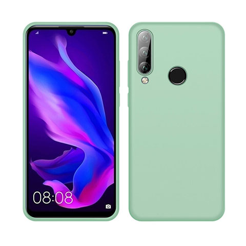 Huawei P30 Lite XL用360度 フルカバー極薄ソフトケース シリコンケース 耐衝撃 全面保護 バンパー C04 ファーウェイ グリーン