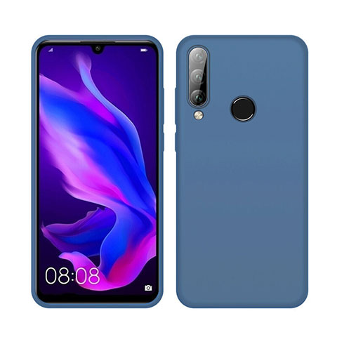 Huawei P30 Lite XL用360度 フルカバー極薄ソフトケース シリコンケース 耐衝撃 全面保護 バンパー C04 ファーウェイ ネイビー