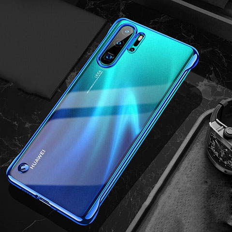 Huawei P30 Pro用ハードカバー クリスタル クリア透明 S04 ファーウェイ ネイビー