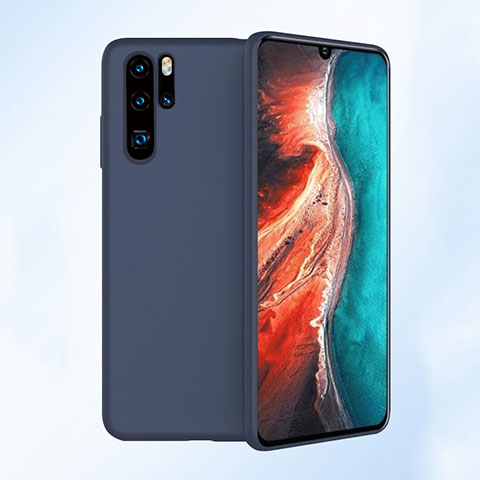 Huawei P30 Pro New Edition用極薄ソフトケース シリコンケース 耐衝撃 全面保護 S04 ファーウェイ ネイビー