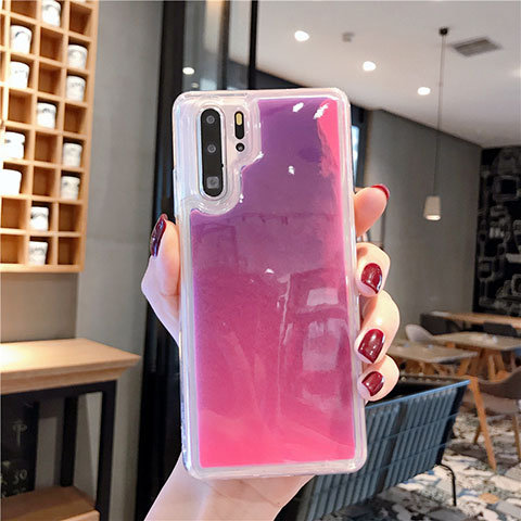 Huawei P30 Pro New Edition用極薄ソフトケース シリコンケース 耐衝撃 全面保護 C01 ファーウェイ ローズレッド