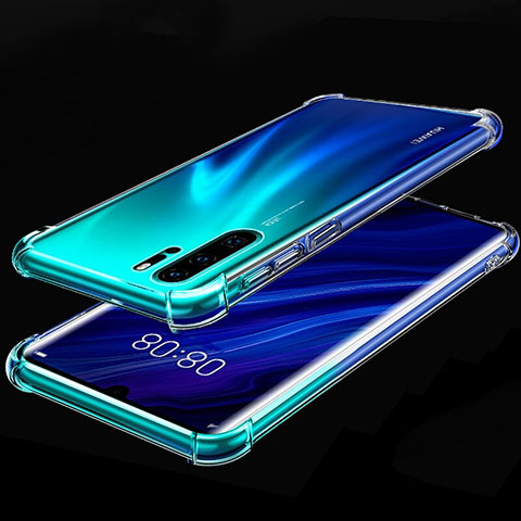 Huawei P30 Pro New Edition用極薄ソフトケース シリコンケース 耐衝撃 全面保護 クリア透明 S03 ファーウェイ クリア