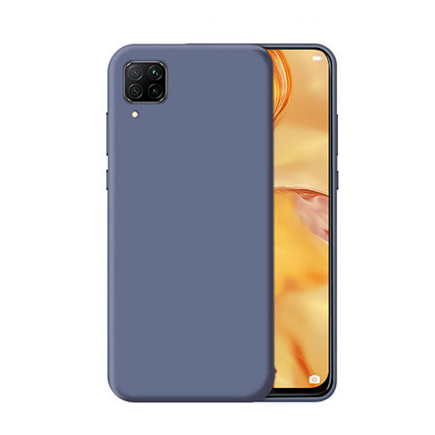 Huawei P40 Lite用360度 フルカバー極薄ソフトケース シリコンケース 耐衝撃 全面保護 バンパー C02 ファーウェイ パープル