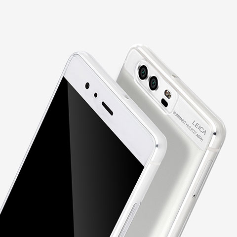 Huawei P9 Plus用極薄ソフトケース シリコンケース 耐衝撃 全面保護 クリア透明 TPU ファーウェイ クリア