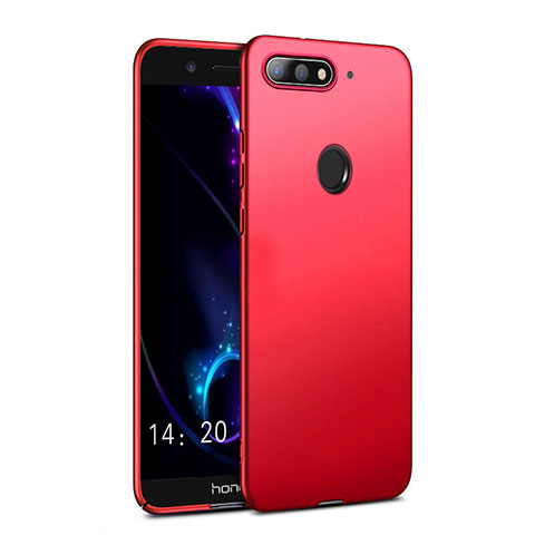 Huawei Y6 Prime (2018)用ハードケース プラスチック 質感もマット ファーウェイ レッド