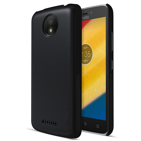 Motorola Moto C Plus用ハードケース プラスチック 質感もマット モトローラ ブラック