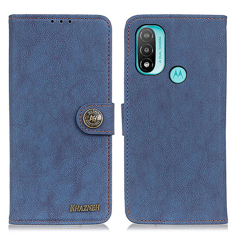 Motorola Moto E40用手帳型 レザーケース スタンド カバー A01D モトローラ ネイビー