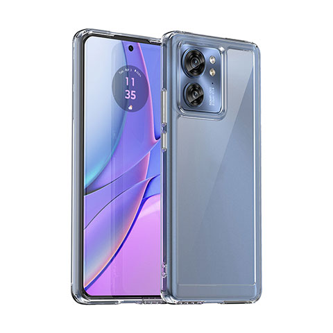 Motorola Moto Edge (2023) 5G用ハイブリットバンパーケース クリア透明 プラスチック カバー J01S モトローラ クリア