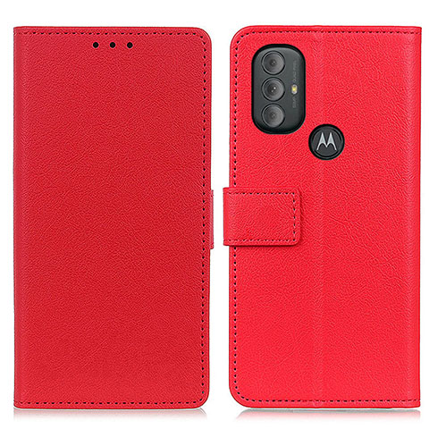 Motorola Moto G Play (2023)用手帳型 レザーケース スタンド カバー M08L モトローラ レッド