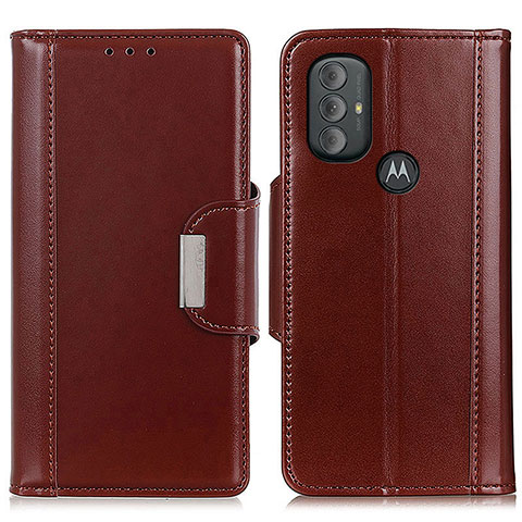 Motorola Moto G Play Gen 2用手帳型 レザーケース スタンド カバー M12L モトローラ ブラウン