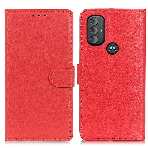 Motorola Moto G Play Gen 2用手帳型 レザーケース スタンド カバー A03D モトローラ レッド