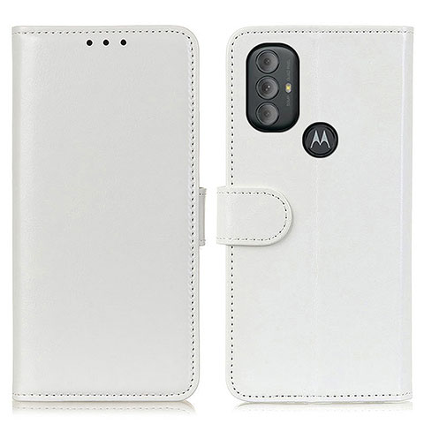 Motorola Moto G Power (2022)用手帳型 レザーケース スタンド カバー M07L モトローラ ホワイト