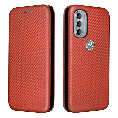 Motorola Moto G41用手帳型 レザーケース スタンド カバー L02Z モトローラ ブラウン