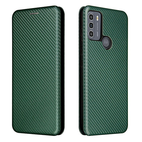 Motorola Moto G50用手帳型 レザーケース スタンド カバー L02Z モトローラ グリーン