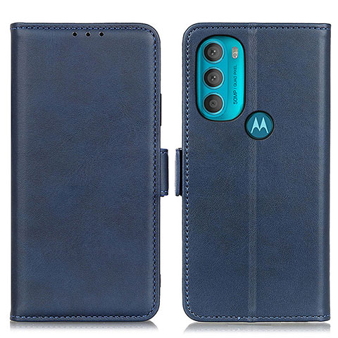 Motorola Moto G71 5G用手帳型 レザーケース スタンド カバー M15L モトローラ ネイビー