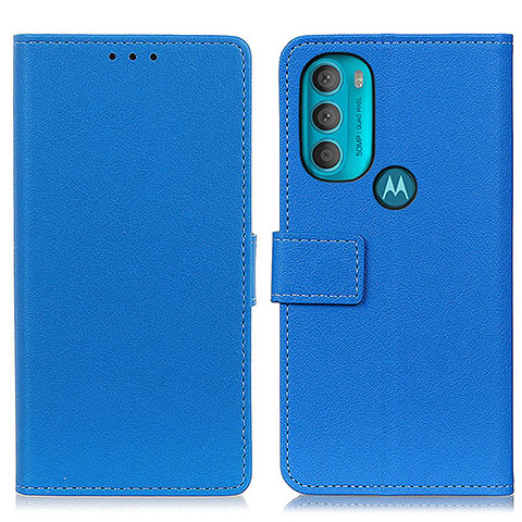 Motorola Moto G71 5G用手帳型 レザーケース スタンド カバー M08L モトローラ ネイビー