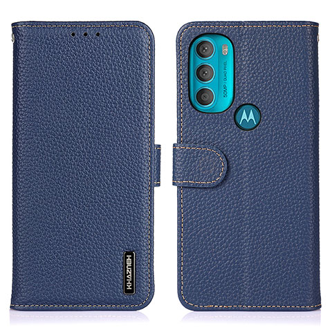 Motorola Moto G71 5G用手帳型 レザーケース スタンド カバー B01H モトローラ ネイビー