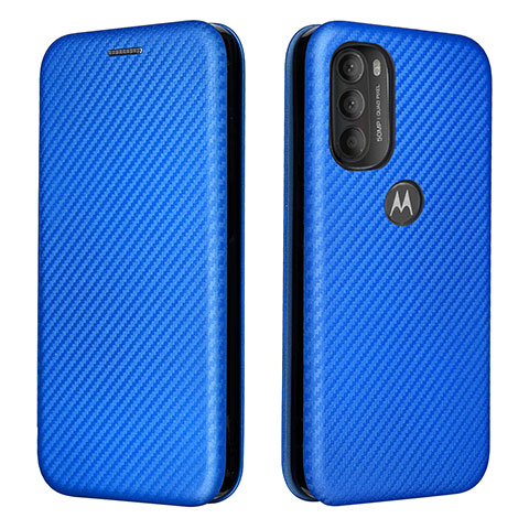 Motorola Moto G71 5G用手帳型 レザーケース スタンド カバー L02Z モトローラ ネイビー