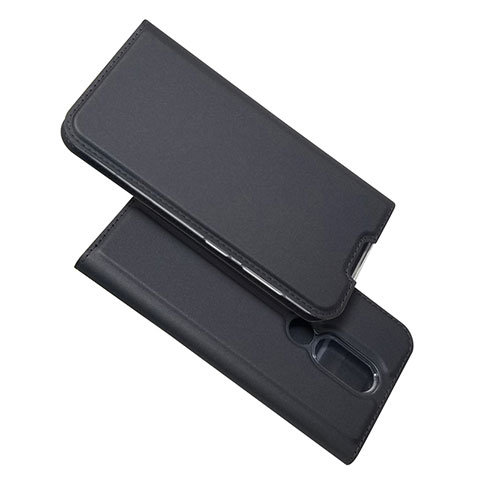 Nokia 4.2用手帳型 レザーケース スタンド カバー L02 ノキア ブラック