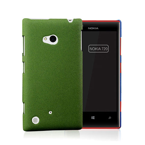 Nokia Lumia 720用ハードケース プラスチック 質感もマット ノキア グリーン