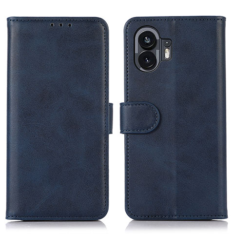 Nothing Phone 2用手帳型 レザーケース スタンド カバー N08P Nothing Phone ネイビー