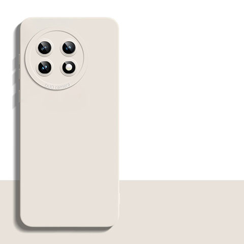 OnePlus 11R 5G用360度 フルカバー極薄ソフトケース シリコンケース 耐衝撃 全面保護 バンパー YK5 OnePlus ホワイト
