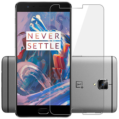 OnePlus 3用強化ガラス 液晶保護フィルム T01 OnePlus クリア