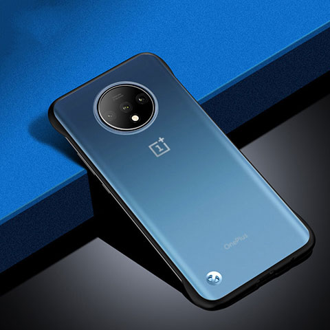 OnePlus 7T用ハードカバー クリスタル クリア透明 S02 OnePlus ブラック