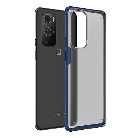 OnePlus 9 Pro 5G用ハイブリットバンパーケース クリア透明 プラスチック カバー WL1 OnePlus ネイビー