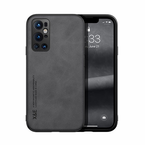 OnePlus 9 Pro 5G用ケース 高級感 手触り良いレザー柄 DY1 OnePlus ブラック