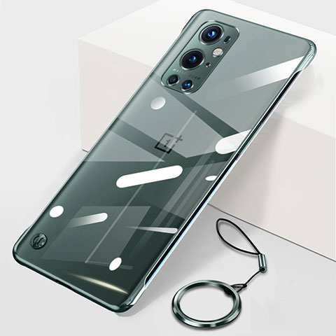 OnePlus 9 Pro 5G用ハードカバー クリスタル クリア透明 フレームレス H01 OnePlus グリーン