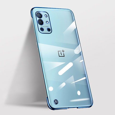 OnePlus 9R 5G用ハードカバー クリスタル クリア透明 フレームレス OnePlus ネイビー