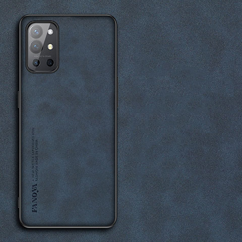 OnePlus 9R 5G用ケース 高級感 手触り良いレザー柄 S01 OnePlus ネイビー