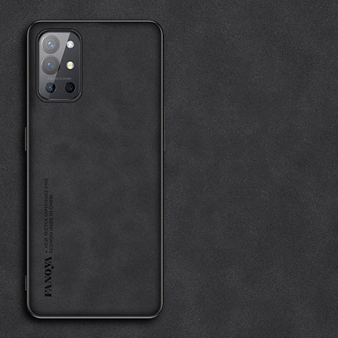 OnePlus 9R 5G用ケース 高級感 手触り良いレザー柄 S01 OnePlus ブラック