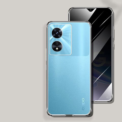 Oppo A1 Pro 5G用極薄ソフトケース シリコンケース 耐衝撃 全面保護 クリア透明 T14 Oppo クリア