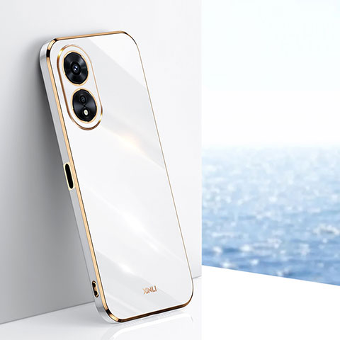 Oppo A1x 5G用極薄ソフトケース シリコンケース 耐衝撃 全面保護 XL1 Oppo ホワイト