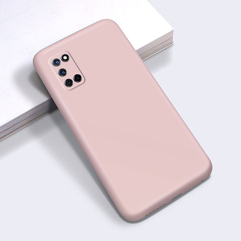 Oppo A72用360度 フルカバー極薄ソフトケース シリコンケース 耐衝撃 全面保護 バンパー C01 Oppo ピンク