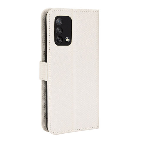 Oppo A74 4G用手帳型 レザーケース スタンド カバー BY1 Oppo ホワイト