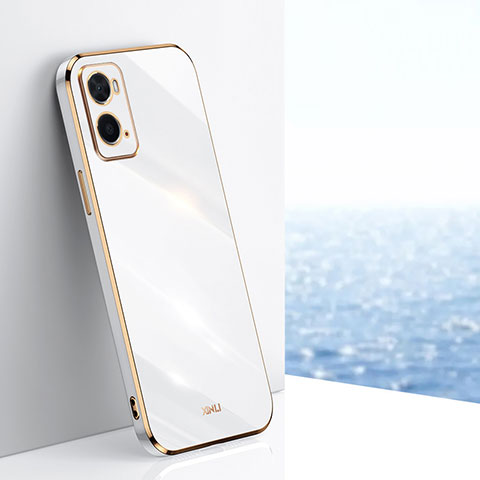 Oppo A76用極薄ソフトケース シリコンケース 耐衝撃 全面保護 XL1 Oppo ホワイト