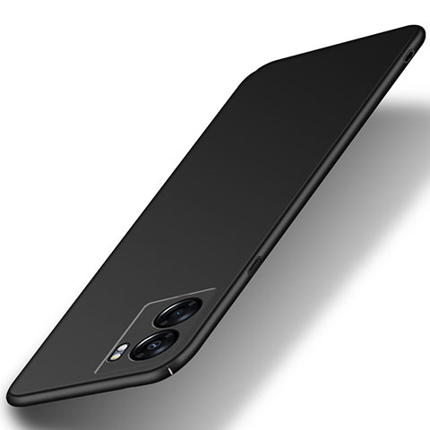 Oppo A77 5G用ハードケース プラスチック 質感もマット カバー YK1 Oppo ブラック