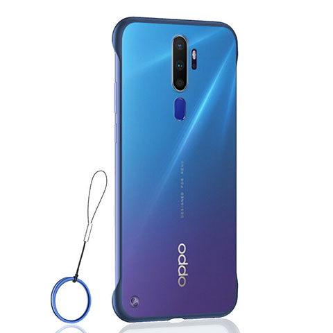 Oppo A9 (2020)用ハードカバー クリスタル クリア透明 H01 Oppo ネイビー