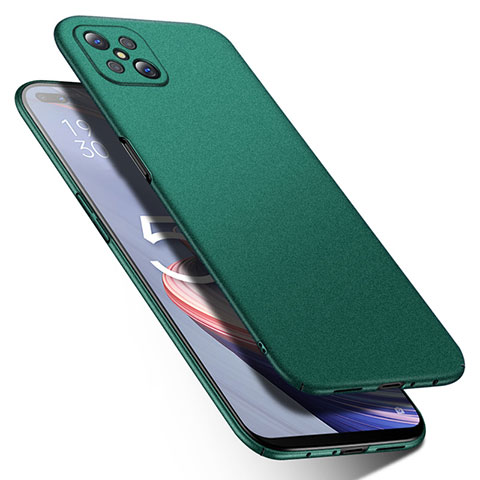 Oppo A92s 5G用ハードケース プラスチック 質感もマット カバー M01 Oppo グリーン