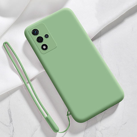 Oppo A93s 5G用360度 フルカバー極薄ソフトケース シリコンケース 耐衝撃 全面保護 バンパー Oppo ライトグリーン