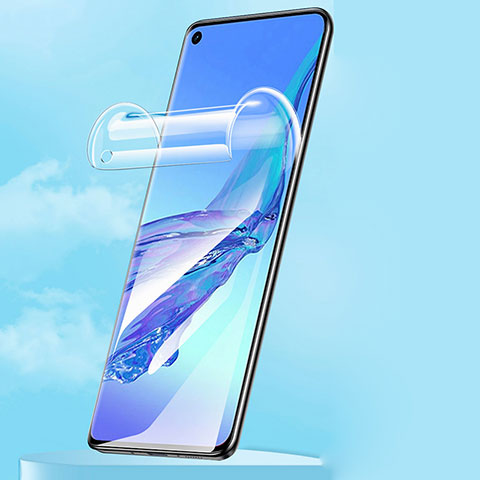 Oppo A93s 5G用高光沢 液晶保護フィルム フルカバレッジ画面 F02 Oppo クリア