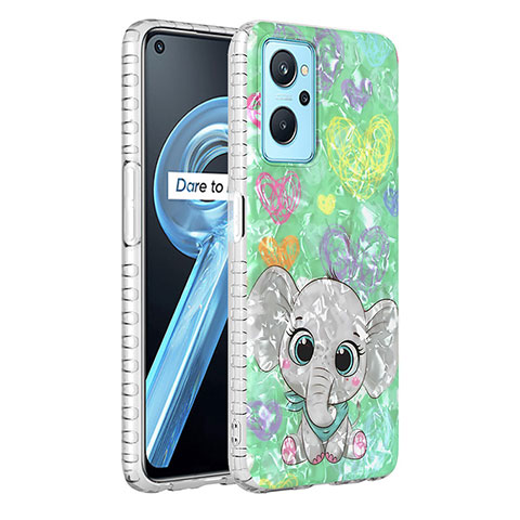 Oppo A96 4G用シリコンケース ソフトタッチラバー バタフライ パターン カバー Y04B Oppo カラフル