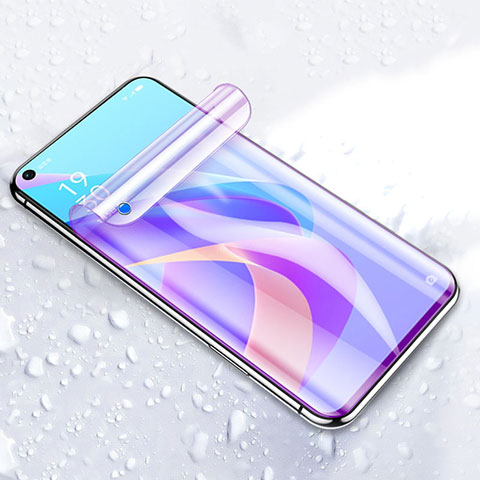 Oppo F19 Pro+ Plus 5G用高光沢 液晶保護フィルム フルカバレッジ画面 アンチグレア ブルーライト Oppo クリア